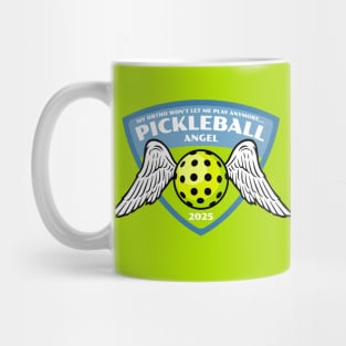 Pickleball Angel aka Permanently Benched Mug